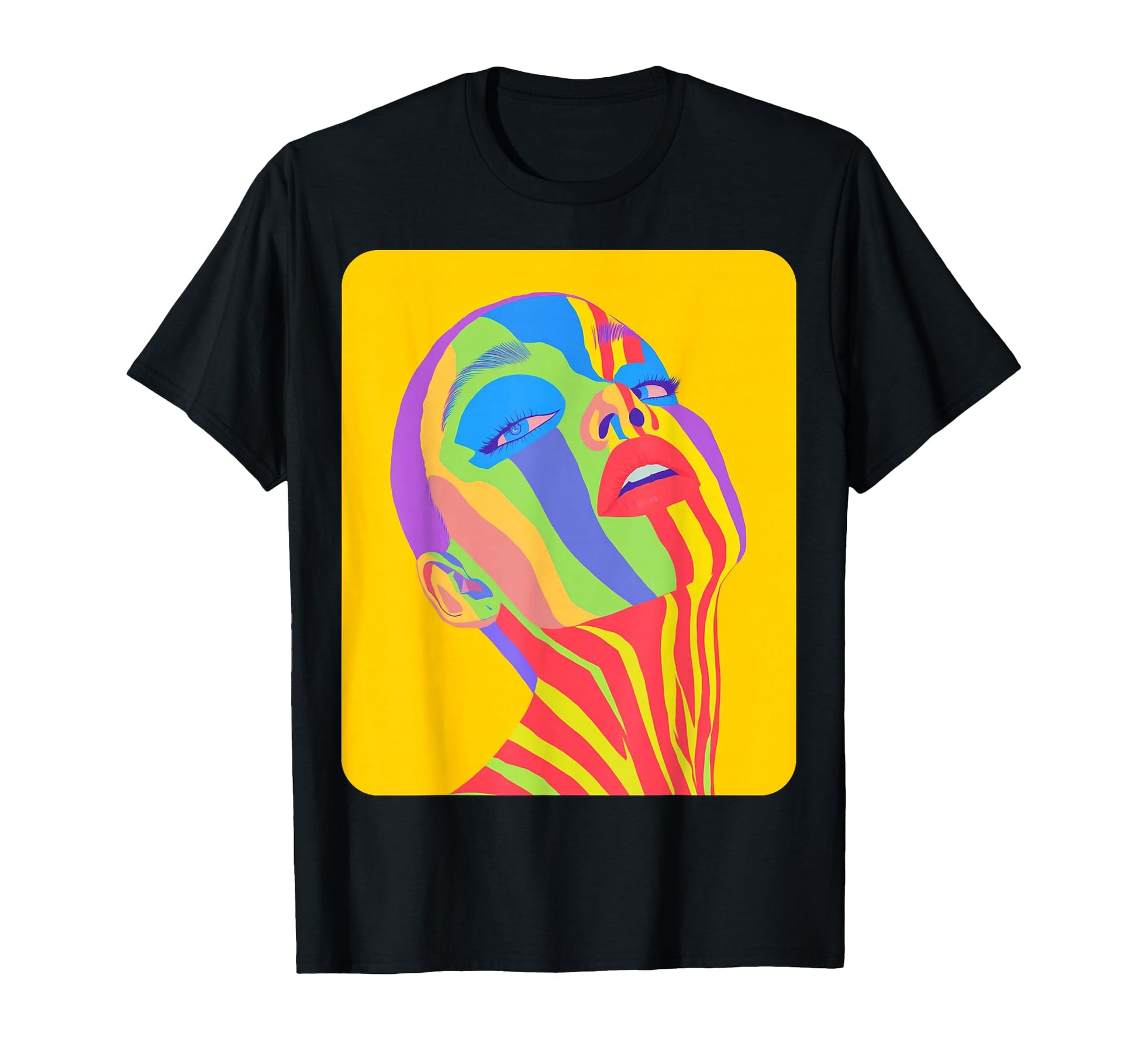 Pop Art Colorful Womens Yellow T-Shirt - Fun Novelty Design Unisex - T-Shirt, Sweatshirt, Hoodie