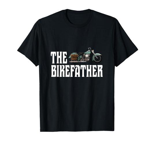 Biker Bikefather Biker Dad Funny T-Shirt - Aesthetic Graphic Unisex - T-Shirt, Sweatshirt, Hoodie