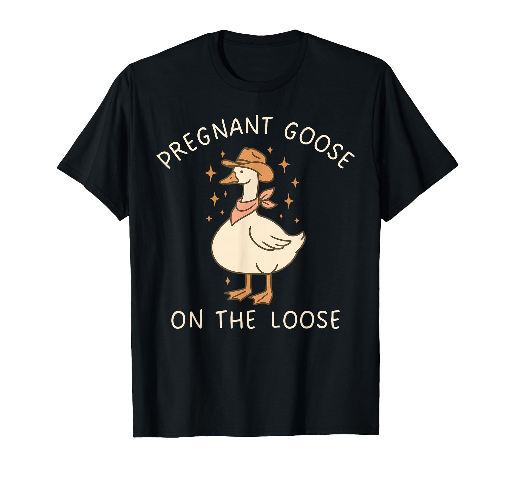Cowboy Silly Goose Announcement T-Shirt - Custom Art Print Men Women - T-Shirt, Sweatshirt, Hoodie