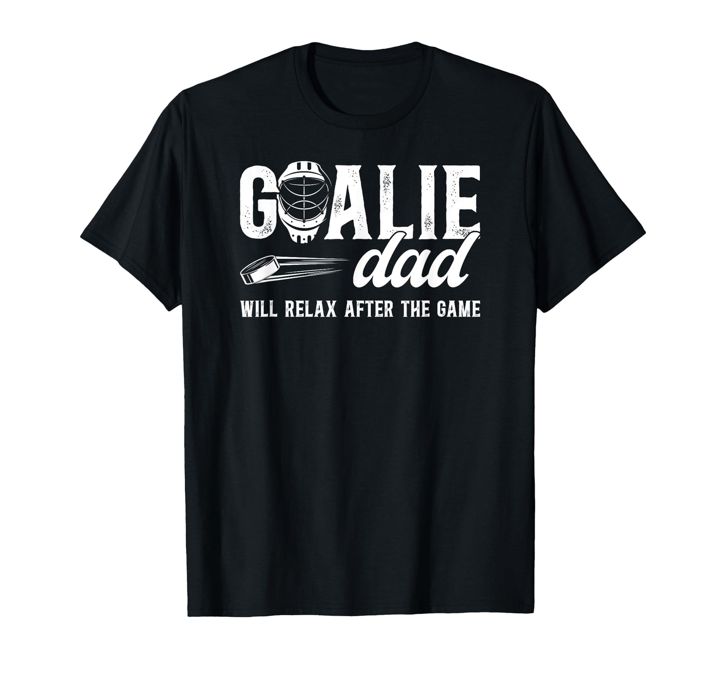 Funny Hockey Goalie Dad Ice Hockey T-Shirt - Custom Art Print Unisex - T-Shirt, Sweatshirt, Hoodie
