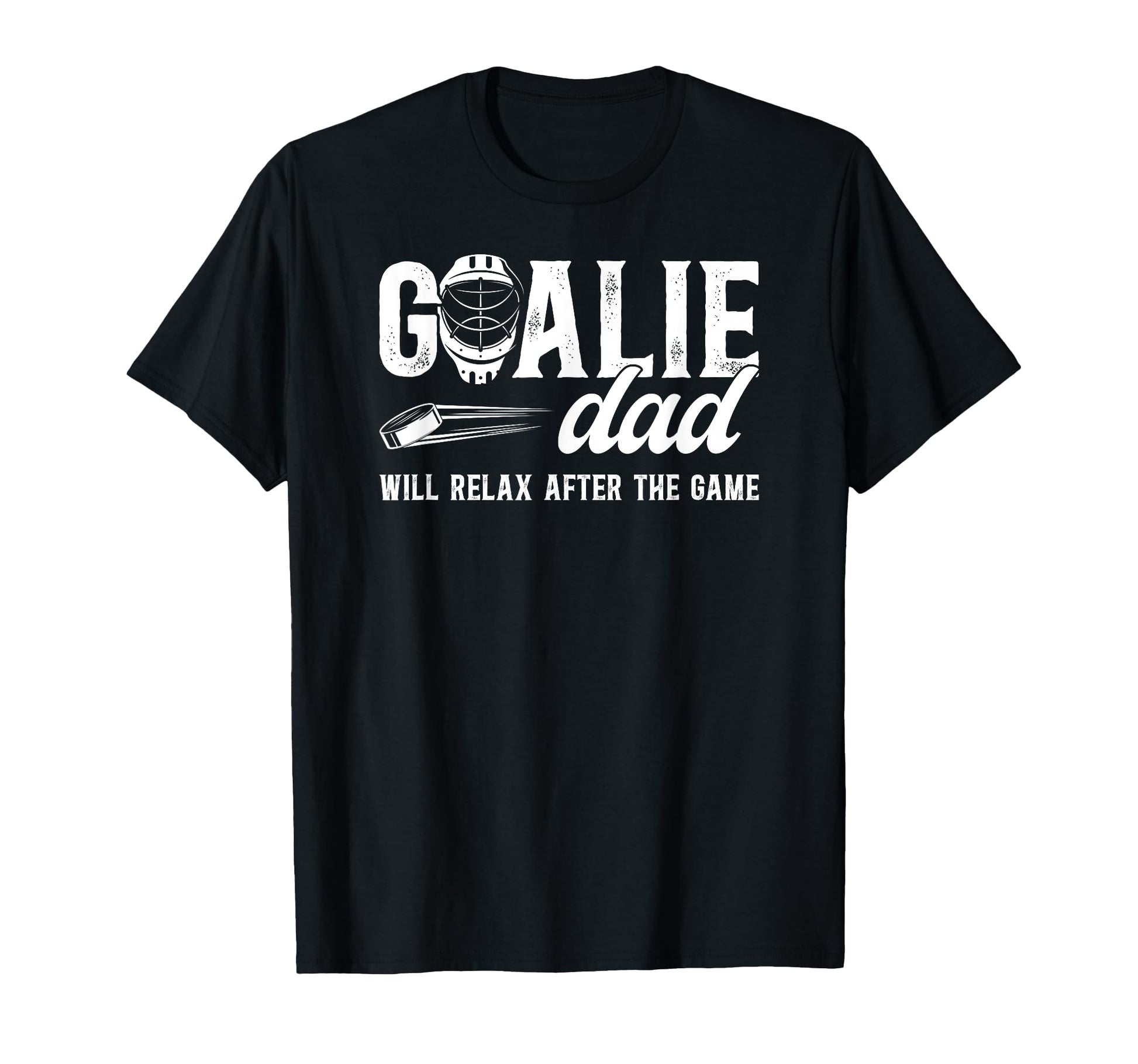 Funny Hockey Goalie Dad Ice Hockey T-Shirt - Custom Art Print Unisex - T-Shirt, Sweatshirt, Hoodie