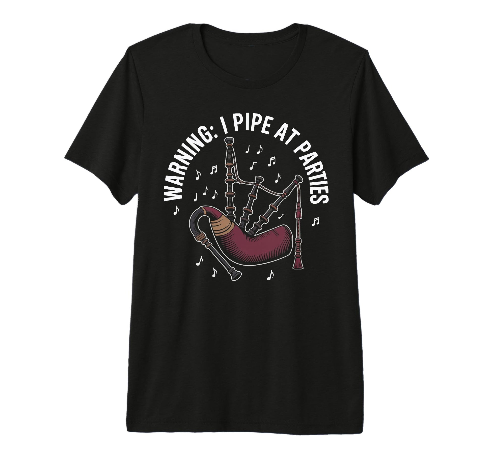 Bagpipe Player Musical Instrument Musician T-Shirt - Trendy Graphic Unisex - T-Shirt, Sweatshirt, Hoodie