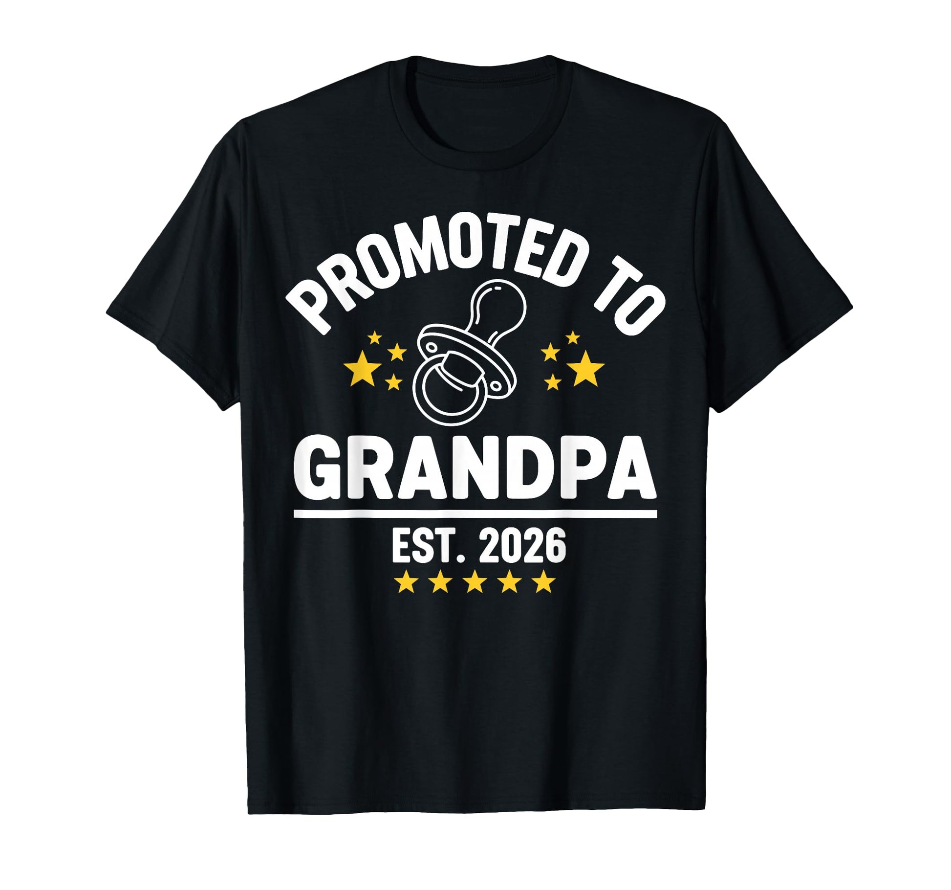 Promoted To Grandpa Est 2026 T-Shirt - Minimalist Print Men Women - T-Shirt, Sweatshirt, Hoodie