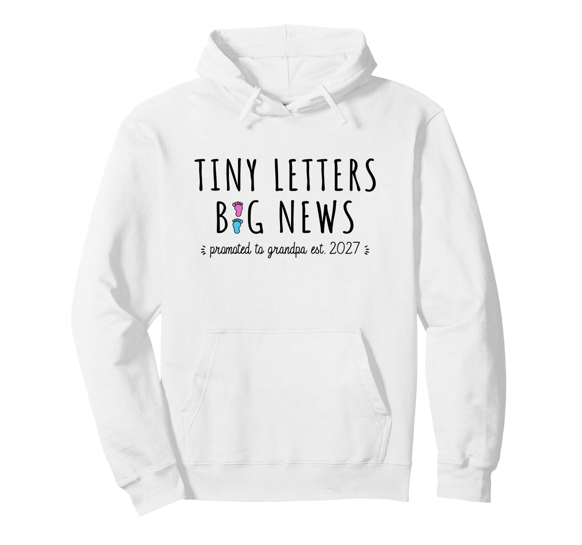 1St Time Grandpa Announcement Hoodie - Aesthetic Graphic Men Women - T-Shirt, Sweatshirt, Hoodie