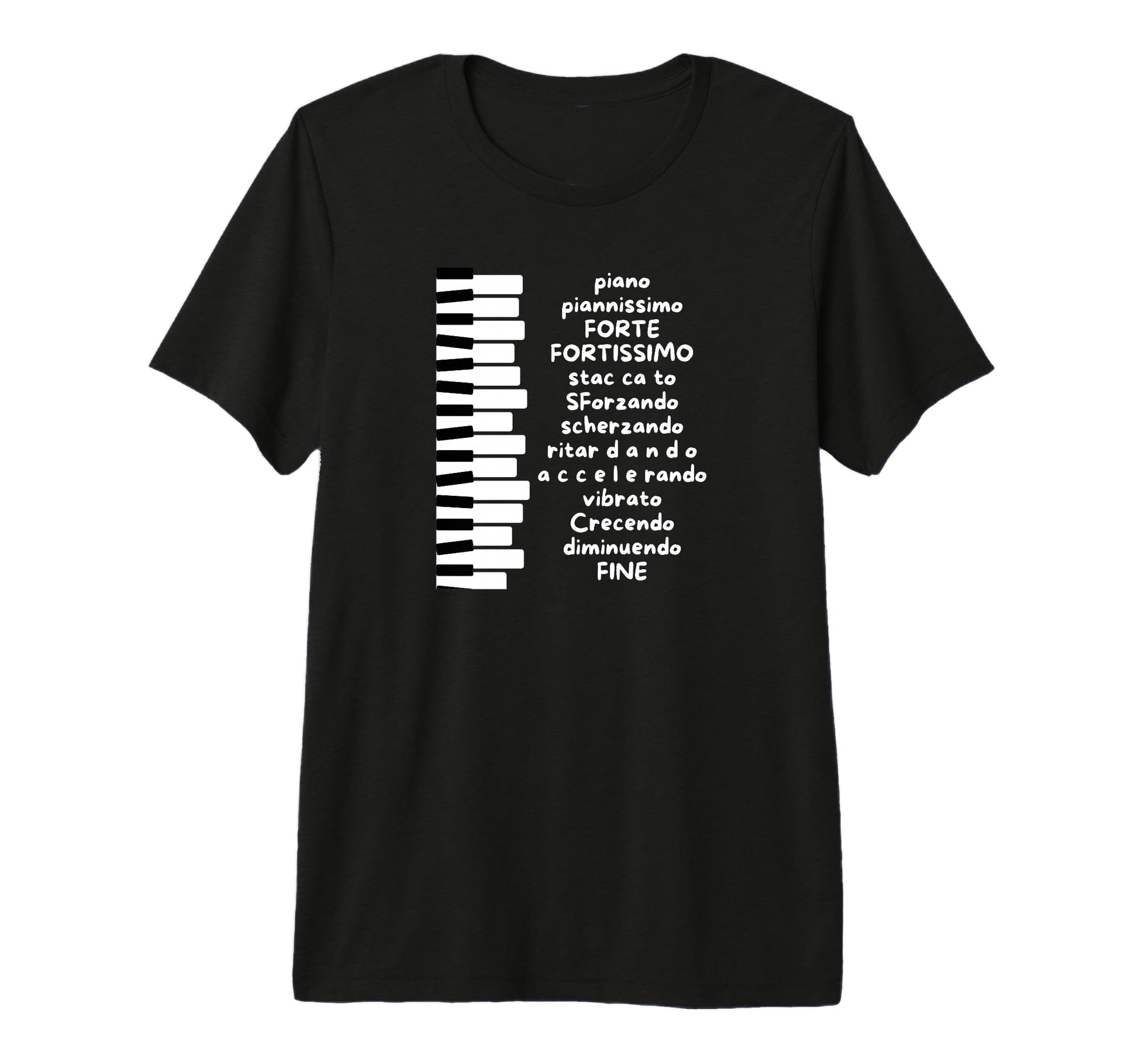 Piano Teacher Music Lover Musician T-Shirt - Streetwear Style Men Women - T-Shirt, Sweatshirt, Hoodie