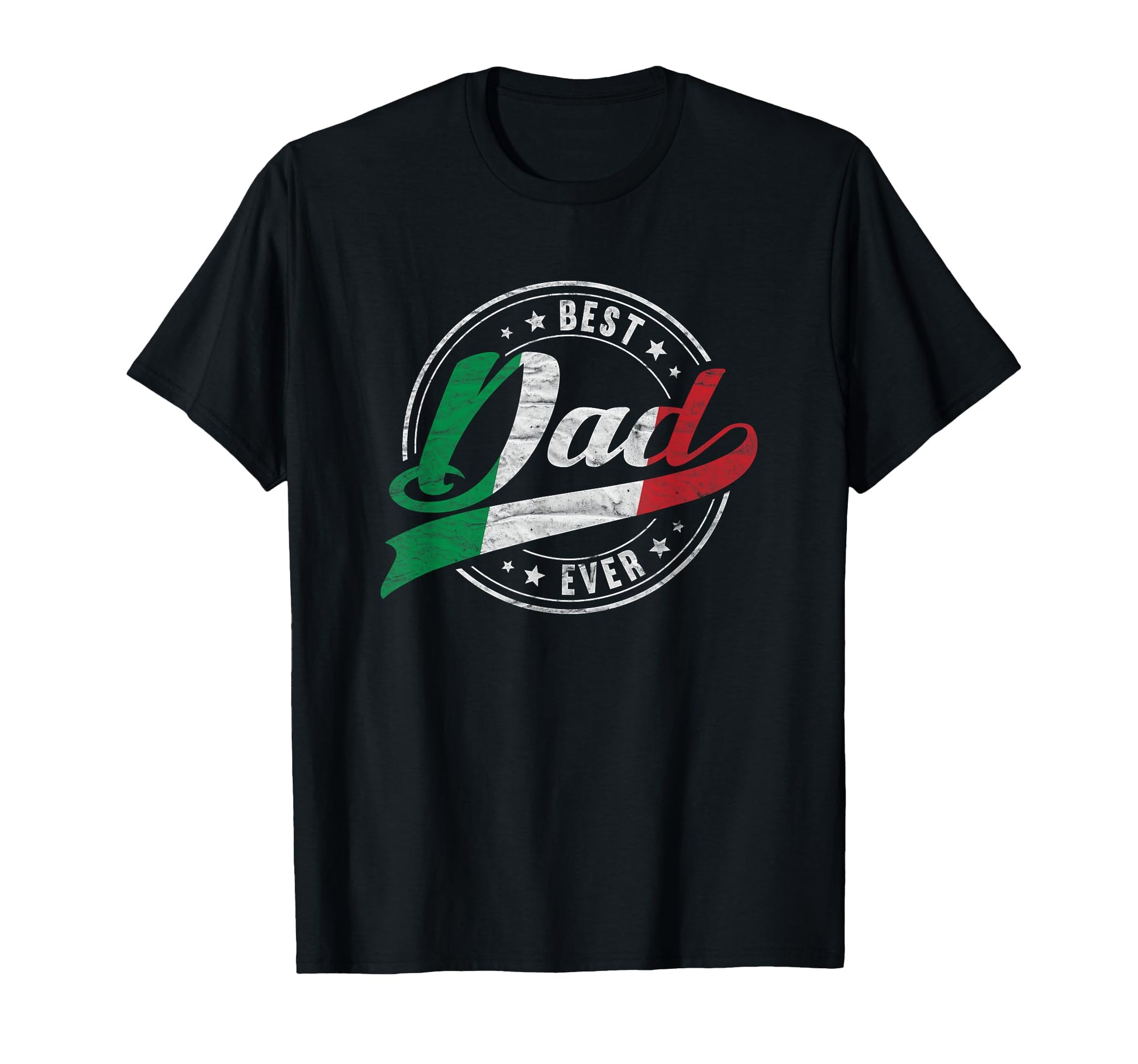 Best Dad Ever Proud Patriotic Italian T-Shirt - Graphic Print Men Women - T-Shirt, Sweatshirt, Hoodie