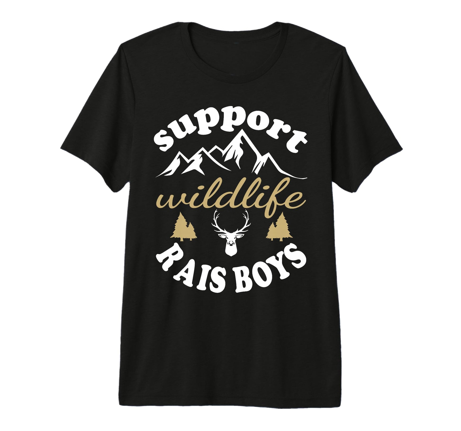 Support Wildlife Raise Parent Mom And T-Shirt - Custom Art Print Unisex - T-Shirt, Sweatshirt, Hoodie