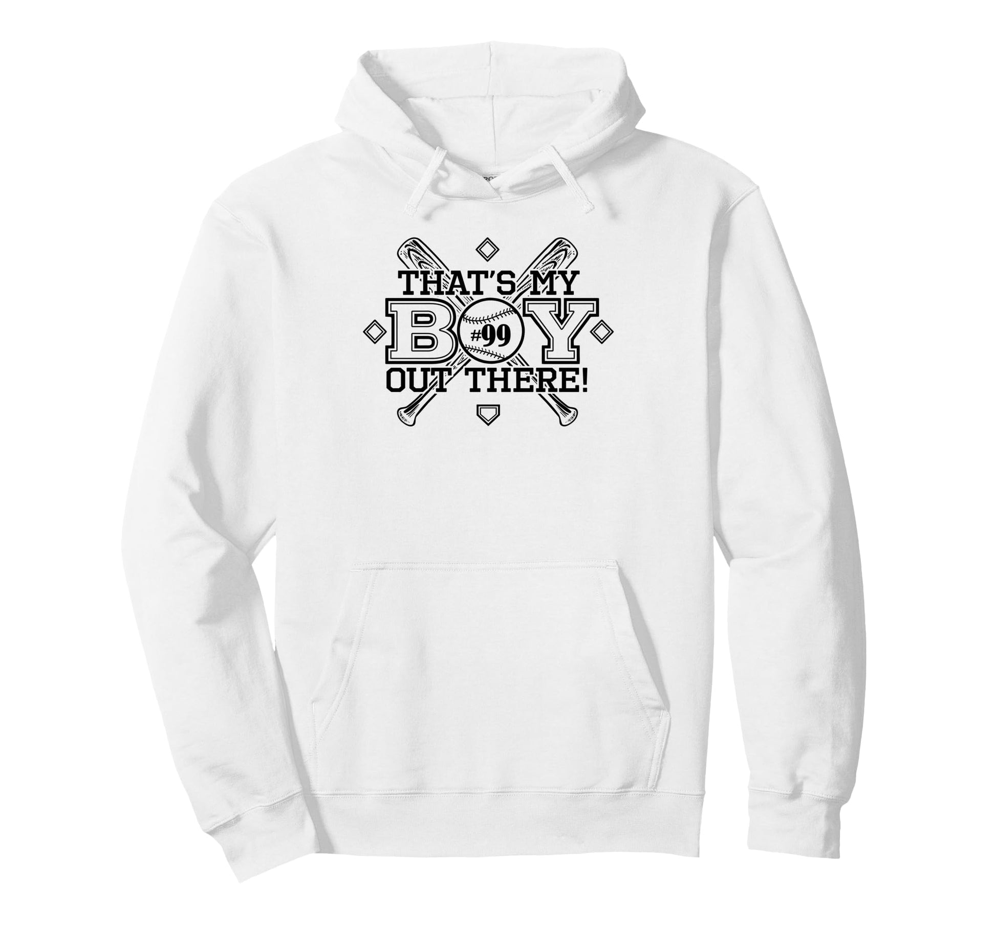 Baseball Mom Dad Thats My Proud Parent Hoodie - Streetwear Style Unisex - T-Shirt, Sweatshirt, Hoodie