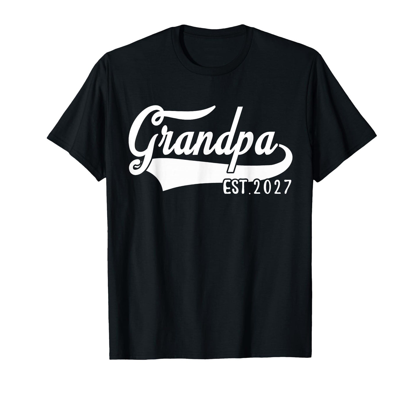 Promoted To Grandpa Est 2027 New Dad T-Shirt - Novelty Apparel Men Women - T-Shirt, Sweatshirt, Hoodie