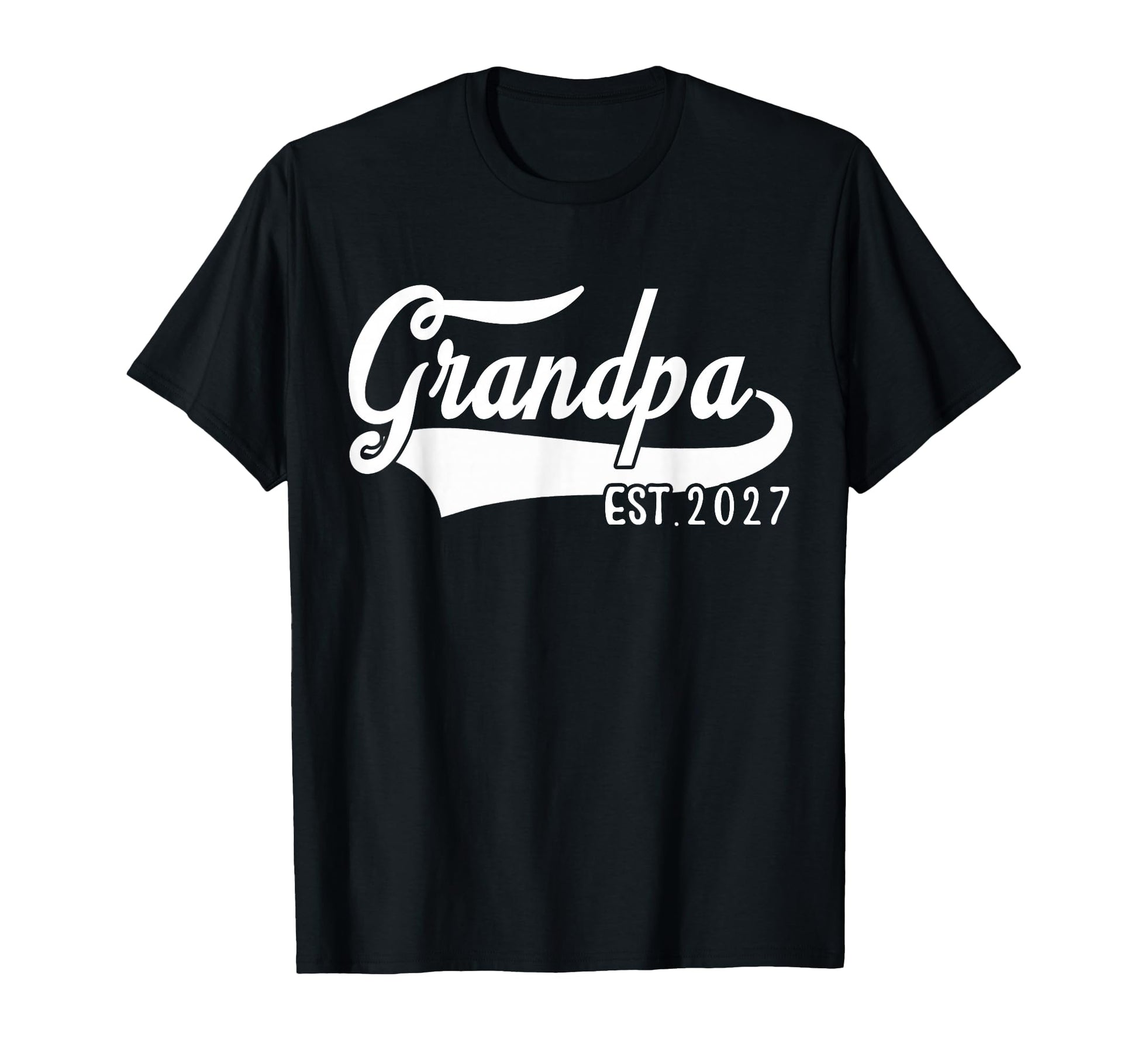 Promoted To Grandpa Est 2027 New Dad T-Shirt - Novelty Apparel Men Women - T-Shirt, Sweatshirt, Hoodie
