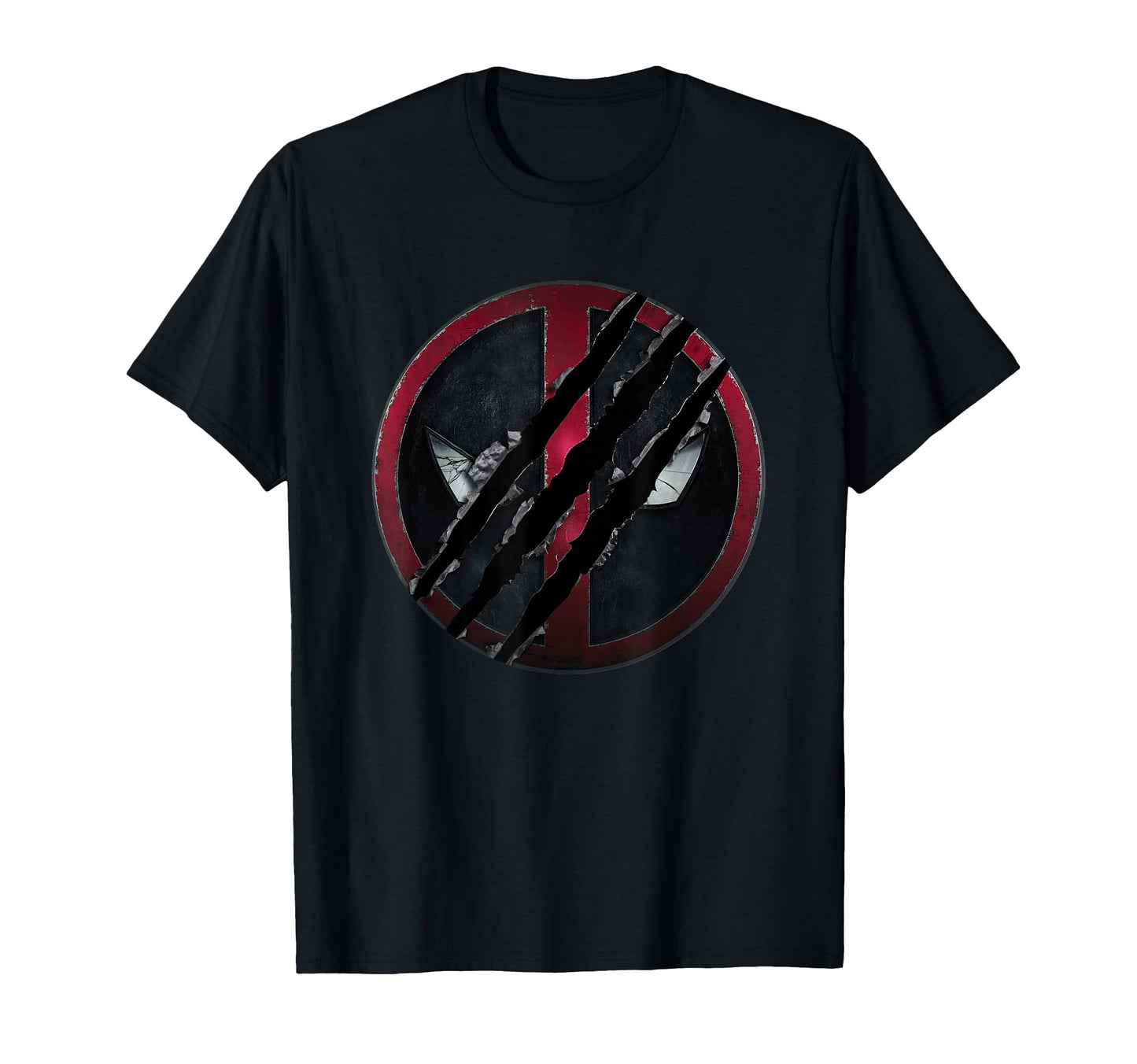 Marvel Deadpool Wolverine Distressed T-Shirt - Graphic Print for Adults - T-Shirt, Sweatshirt, Hoodie
