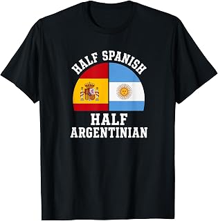 Spanish Argentinian Half Spain Argentina Espana Argentina T-Shirt Unisex T-shirt, Sweatshirt, Hoodie, Long Sleeve Tee - T-Shirt, Sweatshirt, Hoodie