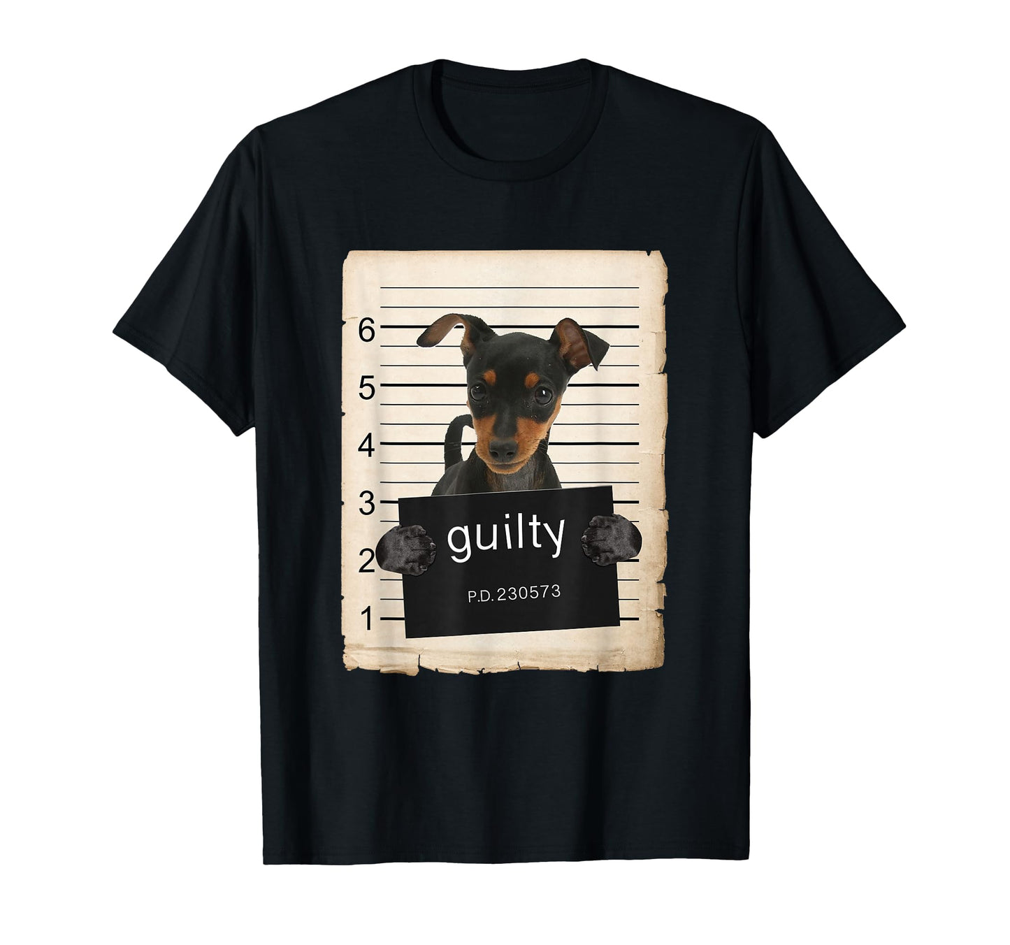 Miniature Doberman Pinscher Dog Mug T-Shirt - Aesthetic Graphic for Adults - T-Shirt, Sweatshirt, Hoodie