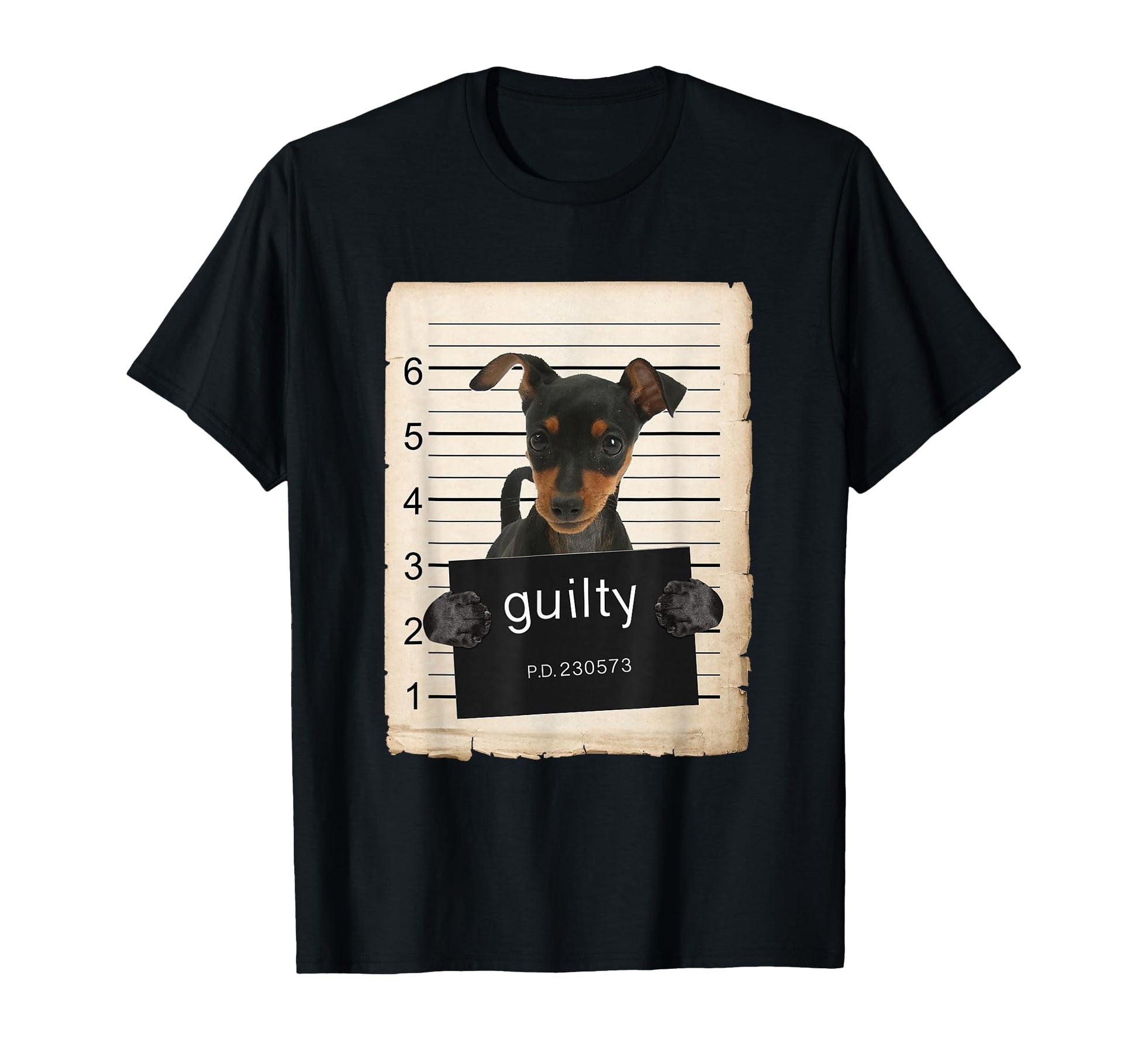 Miniature Doberman Pinscher Dog Mug T-Shirt - Aesthetic Graphic for Adults - T-Shirt, Sweatshirt, Hoodie