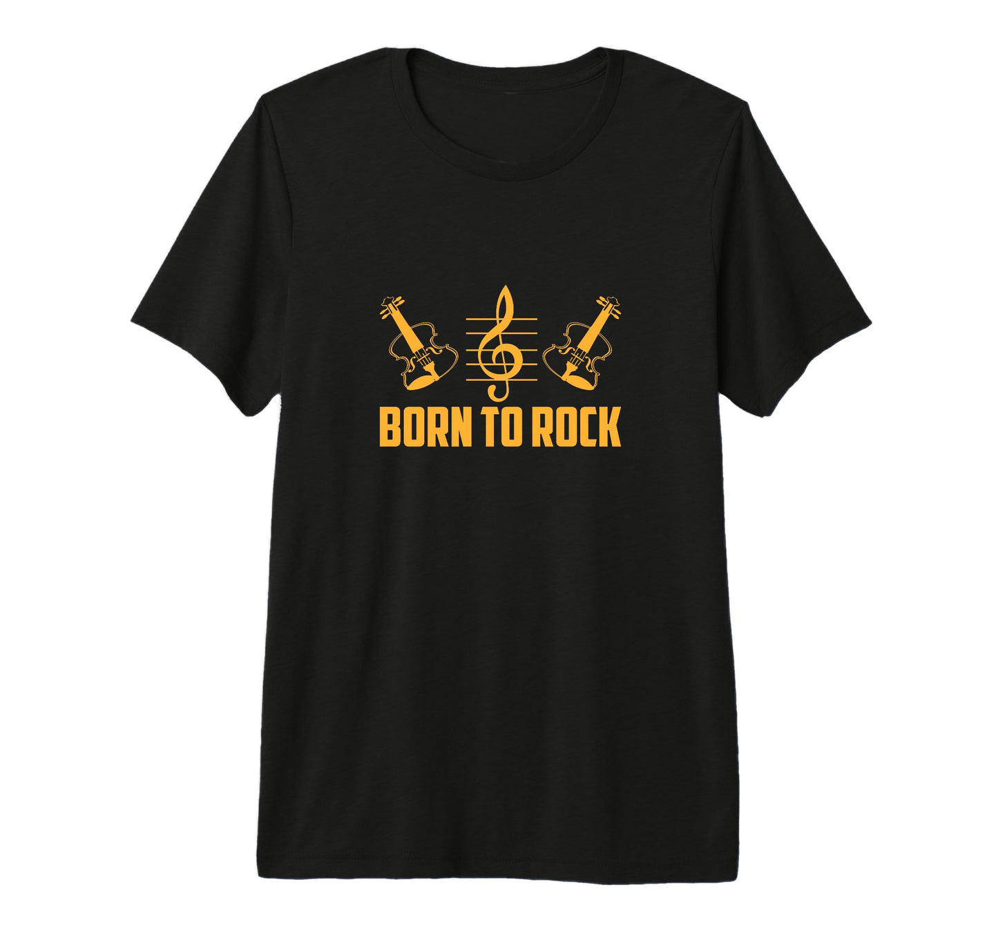 Born To Rock Music Lover Musician Musical T-Shirt - Graphic Print Unisex - T-Shirt, Sweatshirt, Hoodie