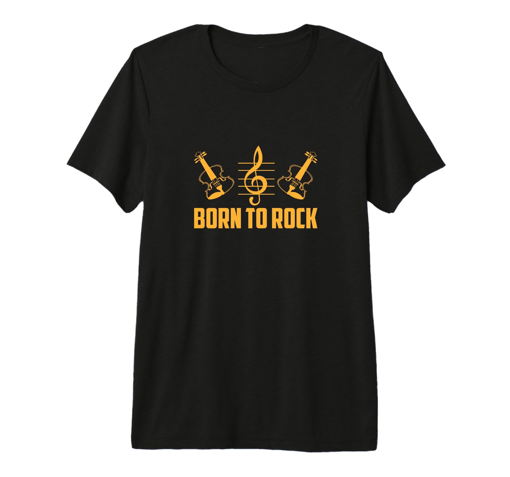 Born To Rock Music Lover Musician Musical T-Shirt - Graphic Print Unisex - T-Shirt, Sweatshirt, Hoodie