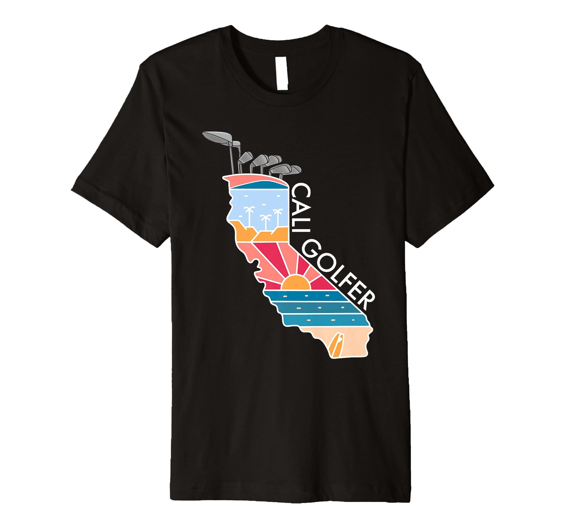 California Fathers Day Golf Bag Funny T-Shirt - Graphic Print Men Women - T-Shirt, Sweatshirt, Hoodie
