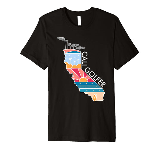 California Fathers Day Golf Bag Funny T-Shirt - Graphic Print Men Women - T-Shirt, Sweatshirt, Hoodie