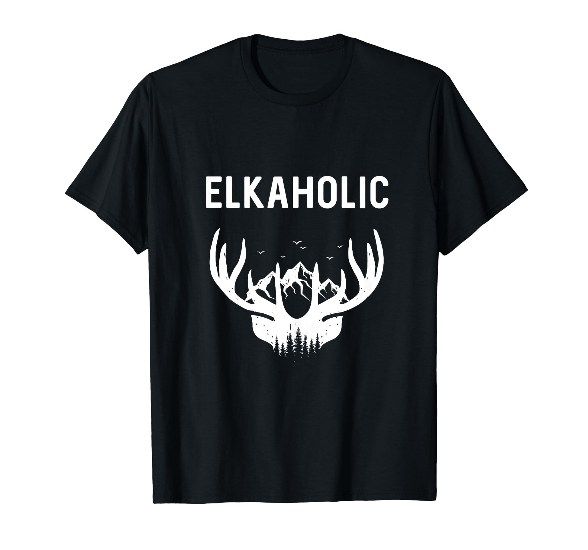 Funny Elkaholic Hunter Sports T-Shirt - Aesthetic Graphic Men Women - T-Shirt, Sweatshirt, Hoodie