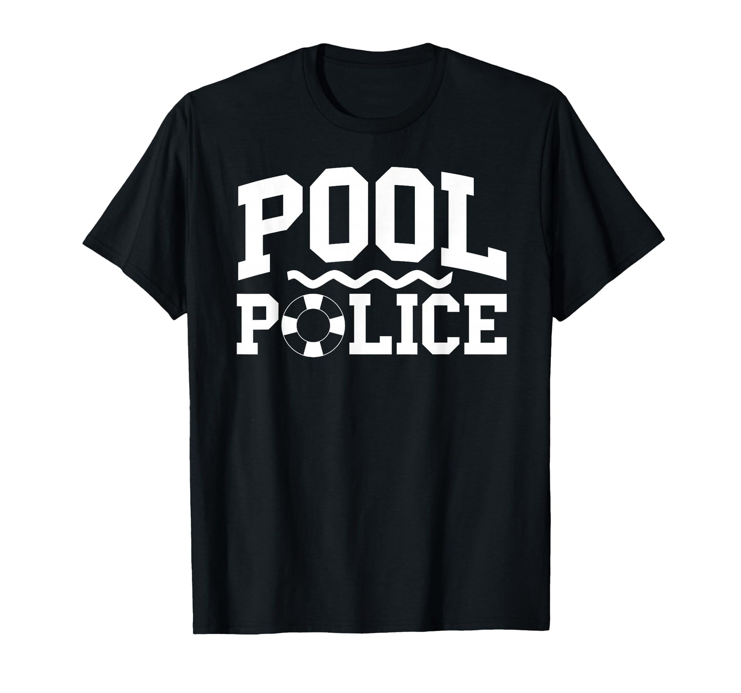 Swimming Swimmer Swim Pool Police T-Shirt - Fun Novelty Design for Adults - T-Shirt, Sweatshirt, Hoodie