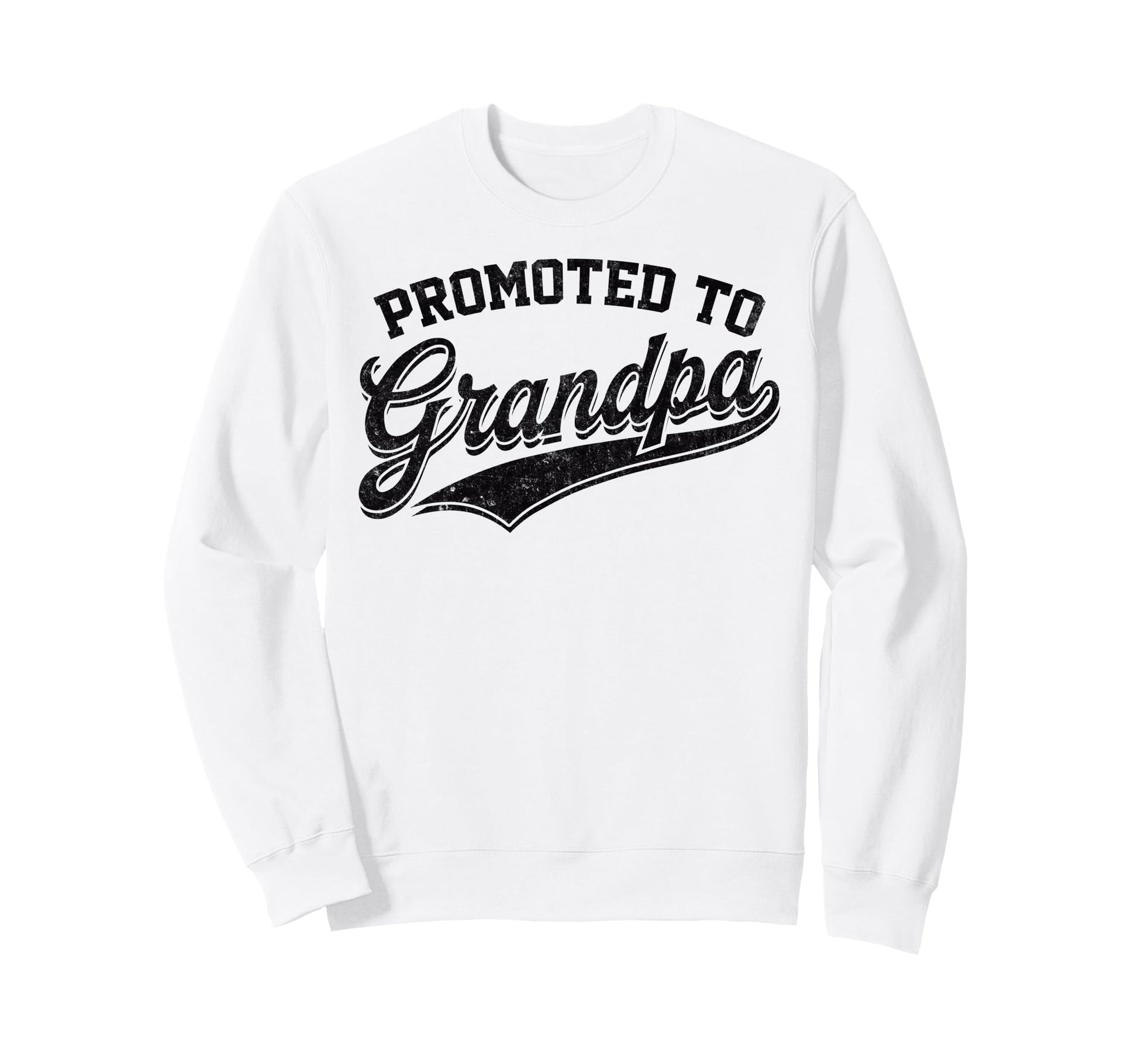 Promoted To Grandpa Grandparents Sweatshirt - Minimalist Print Unisex - T-Shirt, Sweatshirt, Hoodie