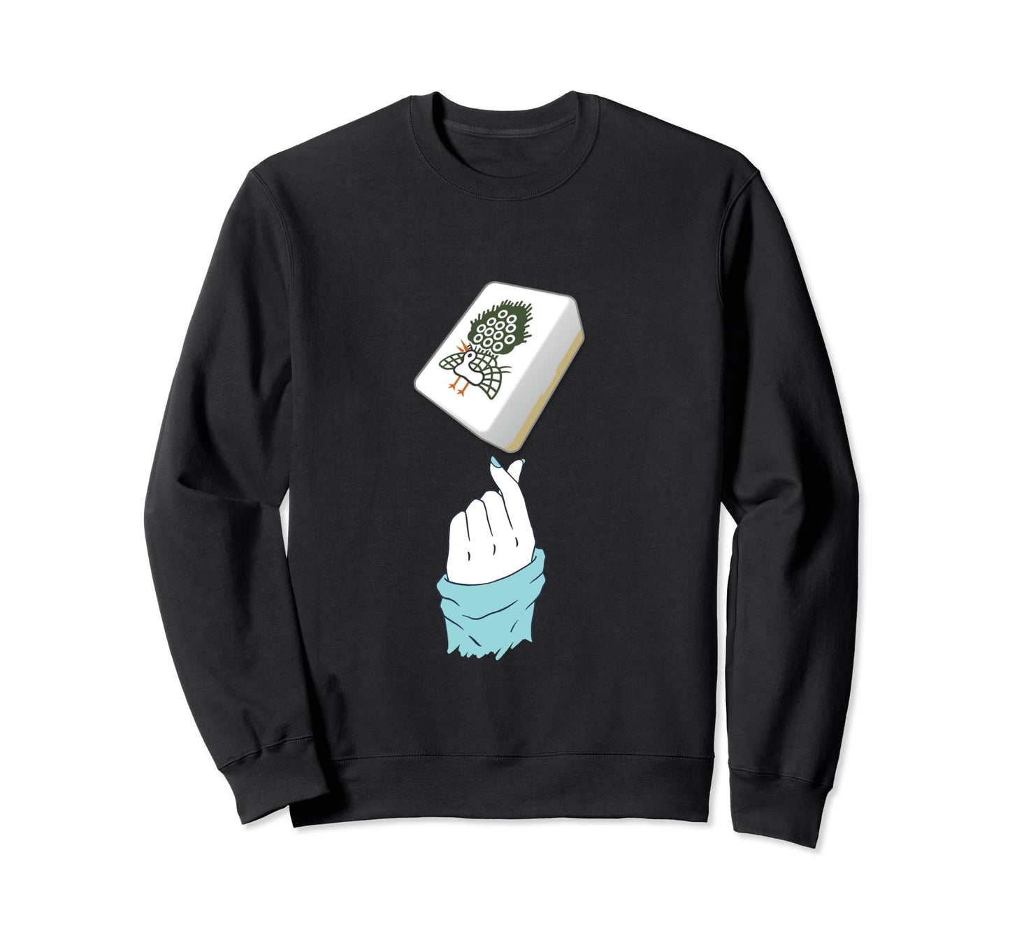 Ichi Easor Mah Jongg Tile Funny Pop Sweatshirt - Graphic Print for Adults - T-Shirt, Sweatshirt, Hoodie