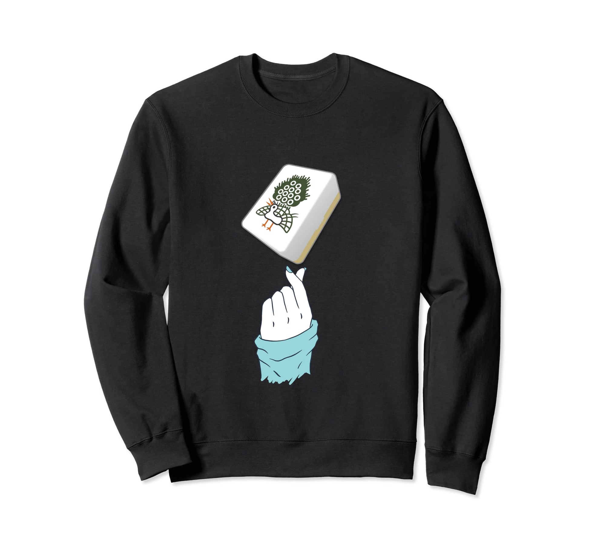 Ichi Easor Mah Jongg Tile Funny Pop Sweatshirt - Graphic Print for Adults - T-Shirt, Sweatshirt, Hoodie