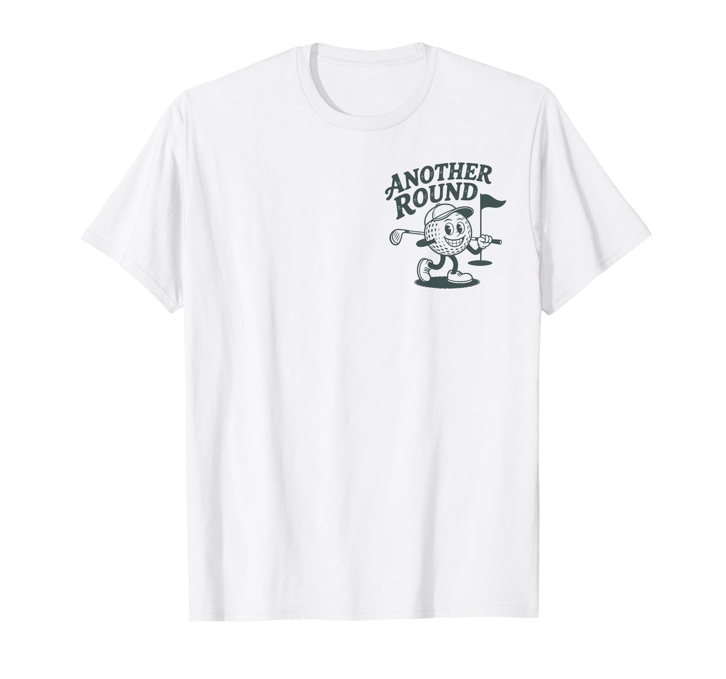 Another Round Golf Funny Golf Ball T-Shirt - Custom Art Print Men Women - T-Shirt, Sweatshirt, Hoodie