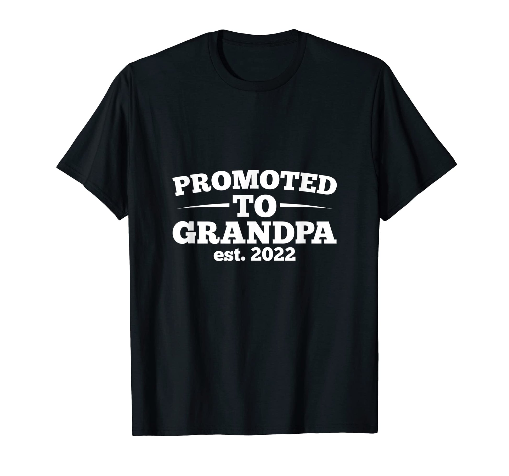 Mens Promoted To Grandpa 2022 T-Shirt - Custom Art Print for Adults - T-Shirt, Sweatshirt, Hoodie