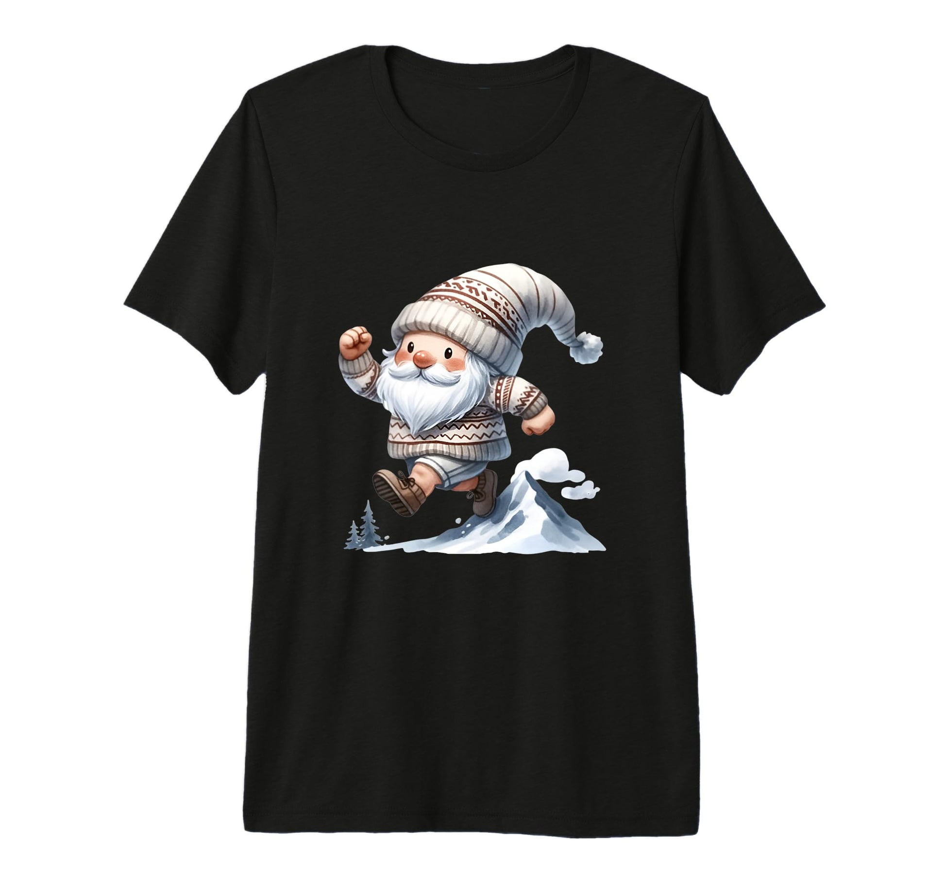 Trail Runner Dad Gnome Love Mountain T-Shirt - Aesthetic Graphic Unisex - T-Shirt, Sweatshirt, Hoodie