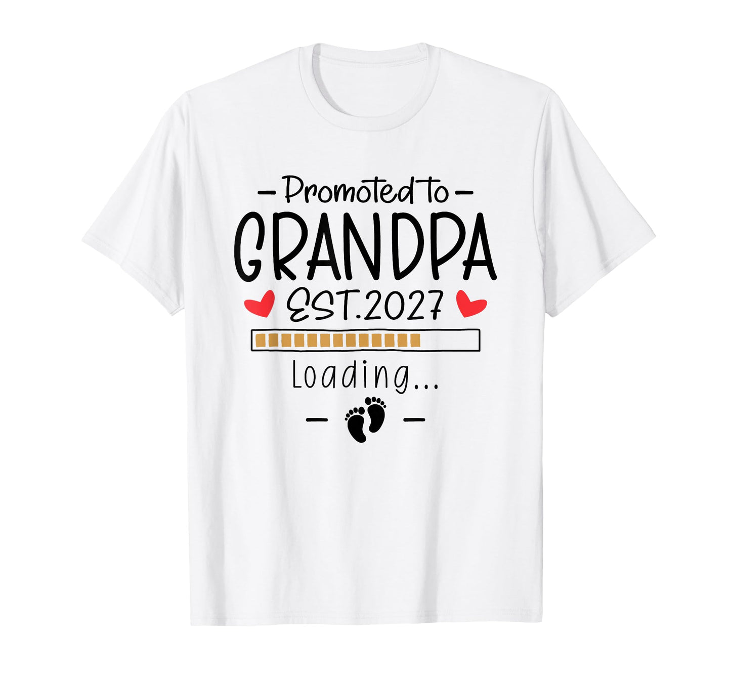 1St Time Grandpa Announcement Promoted T-Shirt - Aesthetic Graphic Unisex - T-Shirt, Sweatshirt, Hoodie