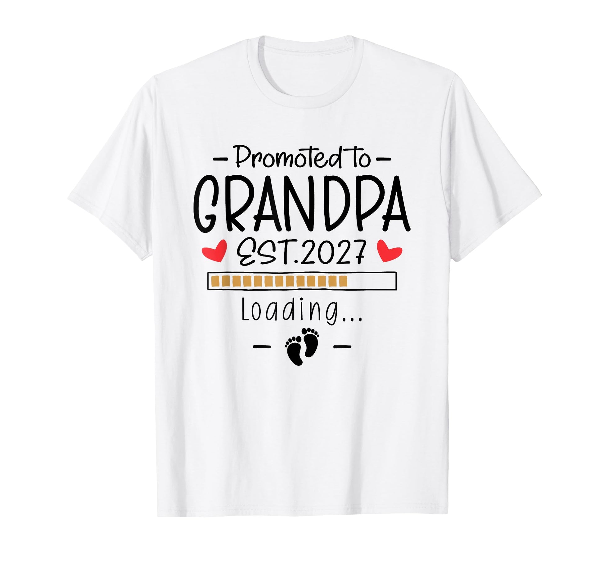 1St Time Grandpa Announcement Promoted T-Shirt - Aesthetic Graphic Unisex - T-Shirt, Sweatshirt, Hoodie