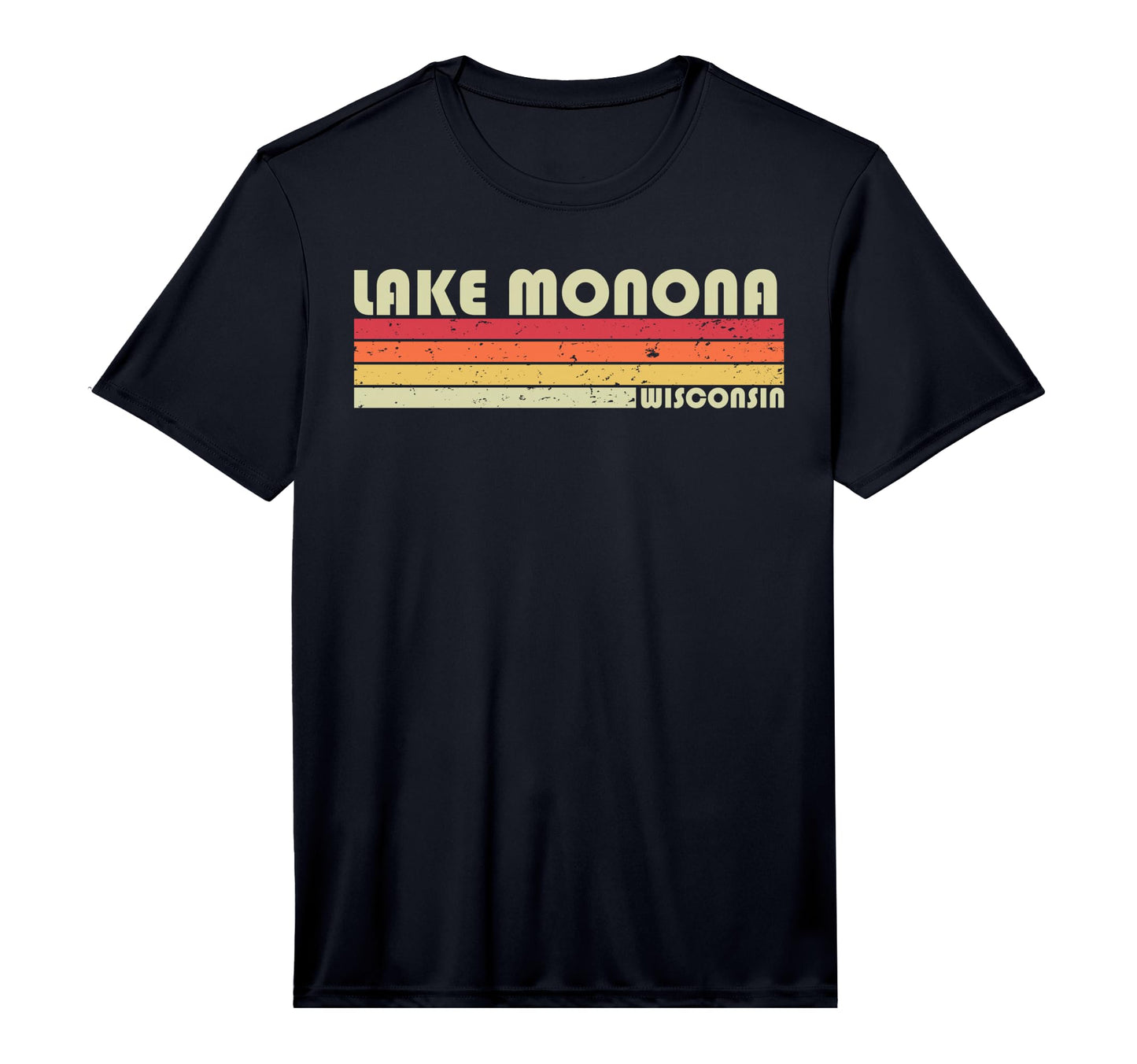 Lake Monona Wisconsin Funny Fishing T-Shirt - Unique Graphic Unisex - T-Shirt, Sweatshirt, Hoodie