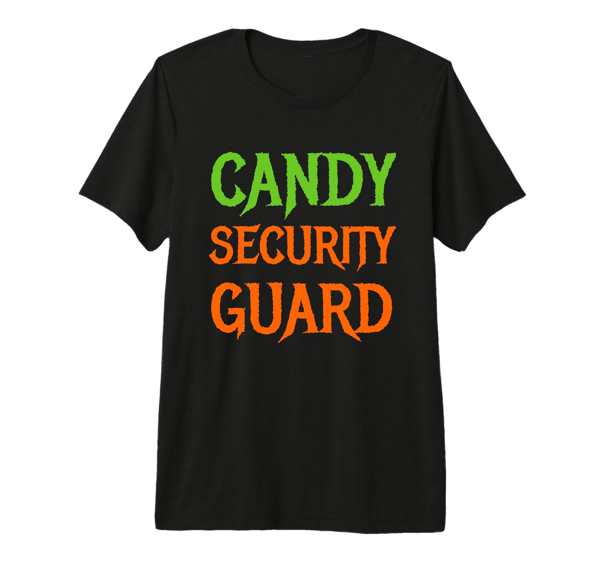 Candy Security Guard Halloween Funny Mom T-Shirt - Minimalist Print Unisex - T-Shirt, Sweatshirt, Hoodie