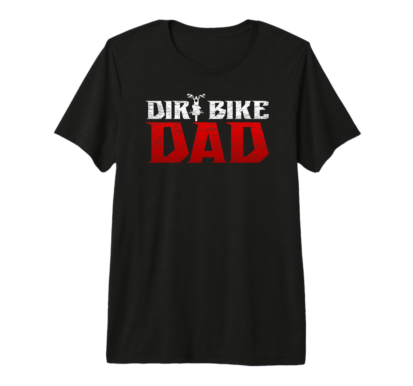 Mens Dirt Bike Dad Dirt Biker Dad T-Shirt - Minimalist Print Men Women - T-Shirt, Sweatshirt, Hoodie
