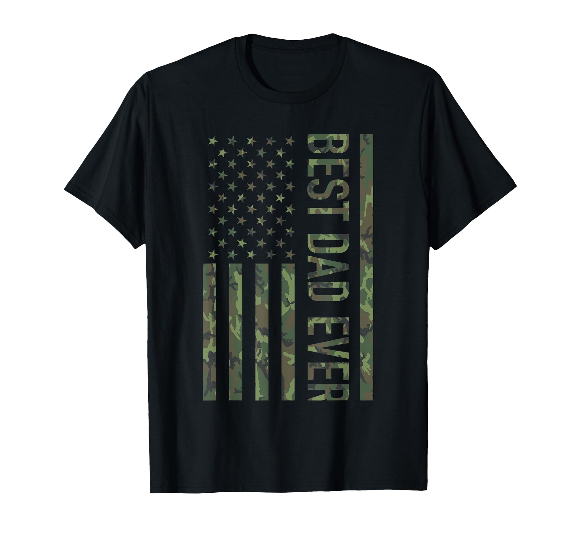 Best Dad Ever American Us Camouflage T-Shirt - Streetwear Style Unisex - T-Shirt, Sweatshirt, Hoodie