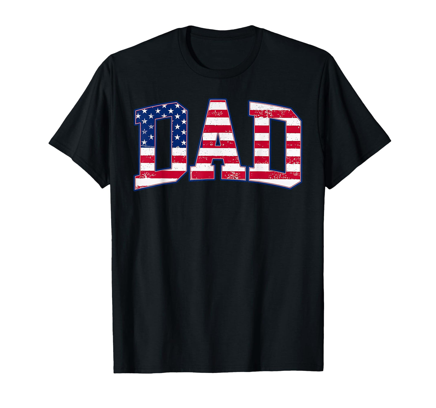 Dad American Flag Matching T-Shirt - Casual Everyday Wear for Adults - T-Shirt, Sweatshirt, Hoodie