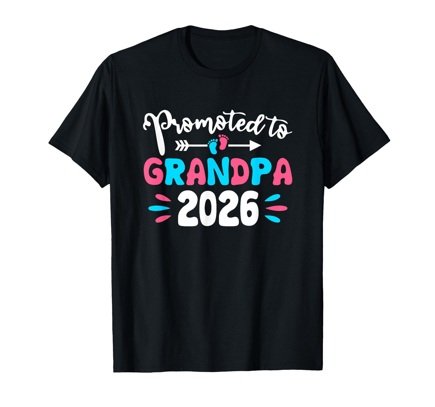 Promoted To Grandpa 2026 Pregnancy T-Shirt - Custom Art Print Men Women - T-Shirt, Sweatshirt, Hoodie