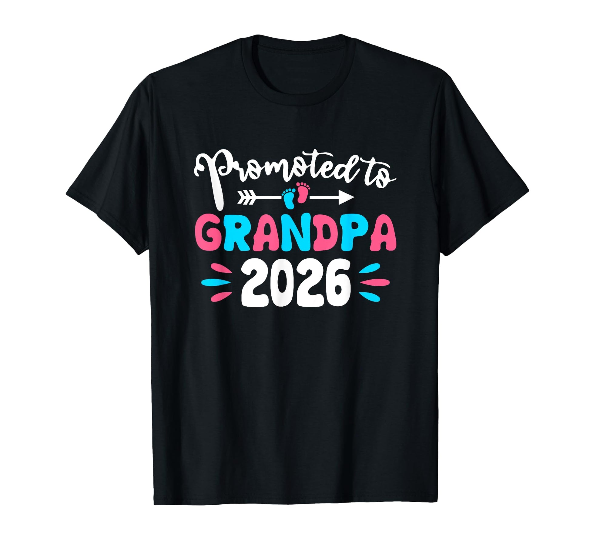 Promoted To Grandpa 2026 Pregnancy T-Shirt - Custom Art Print Men Women - T-Shirt, Sweatshirt, Hoodie