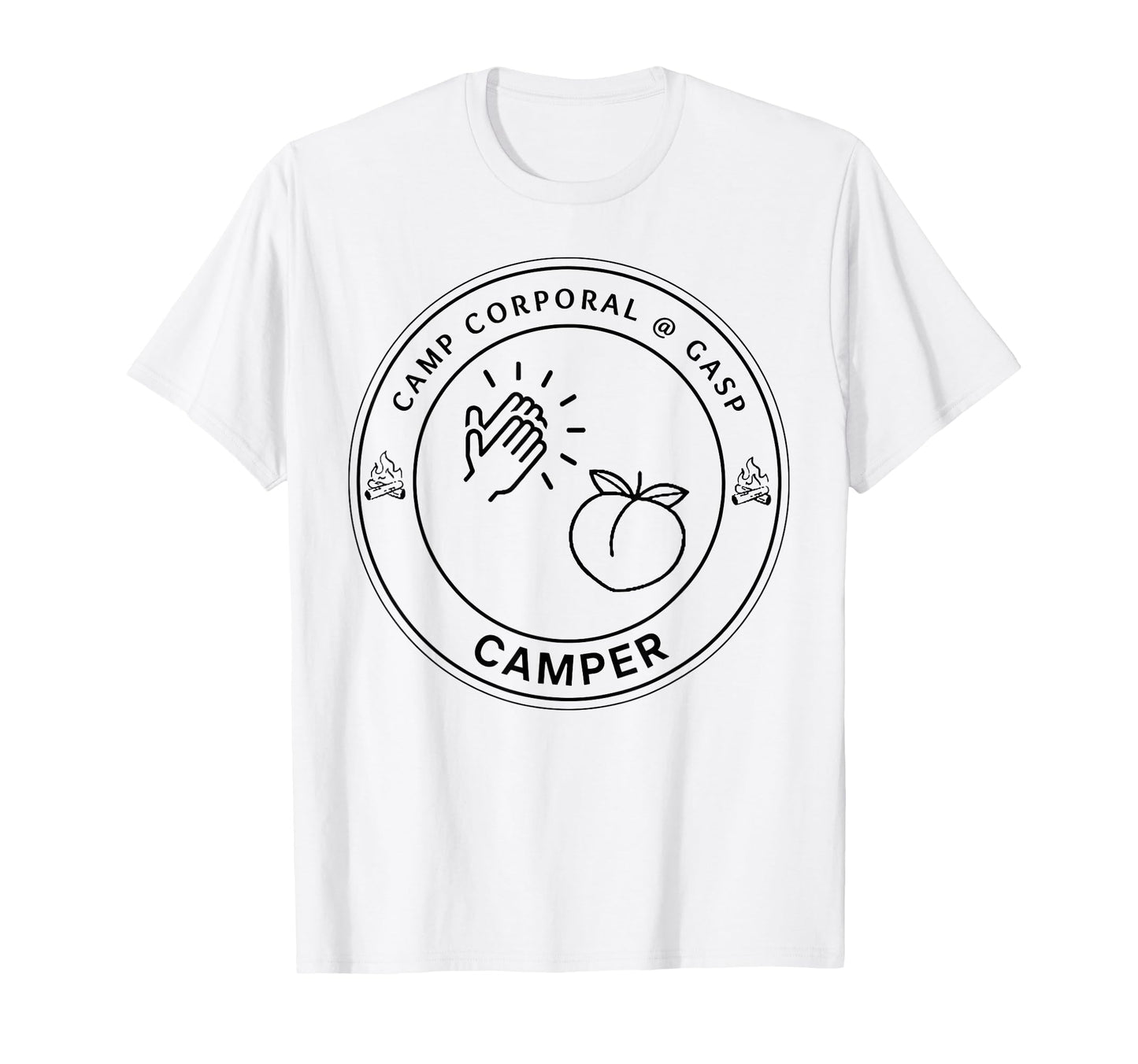 Camp Corporal Gasp Camper T-Shirt - Casual Everyday Wear Men Women - T-Shirt, Sweatshirt, Hoodie