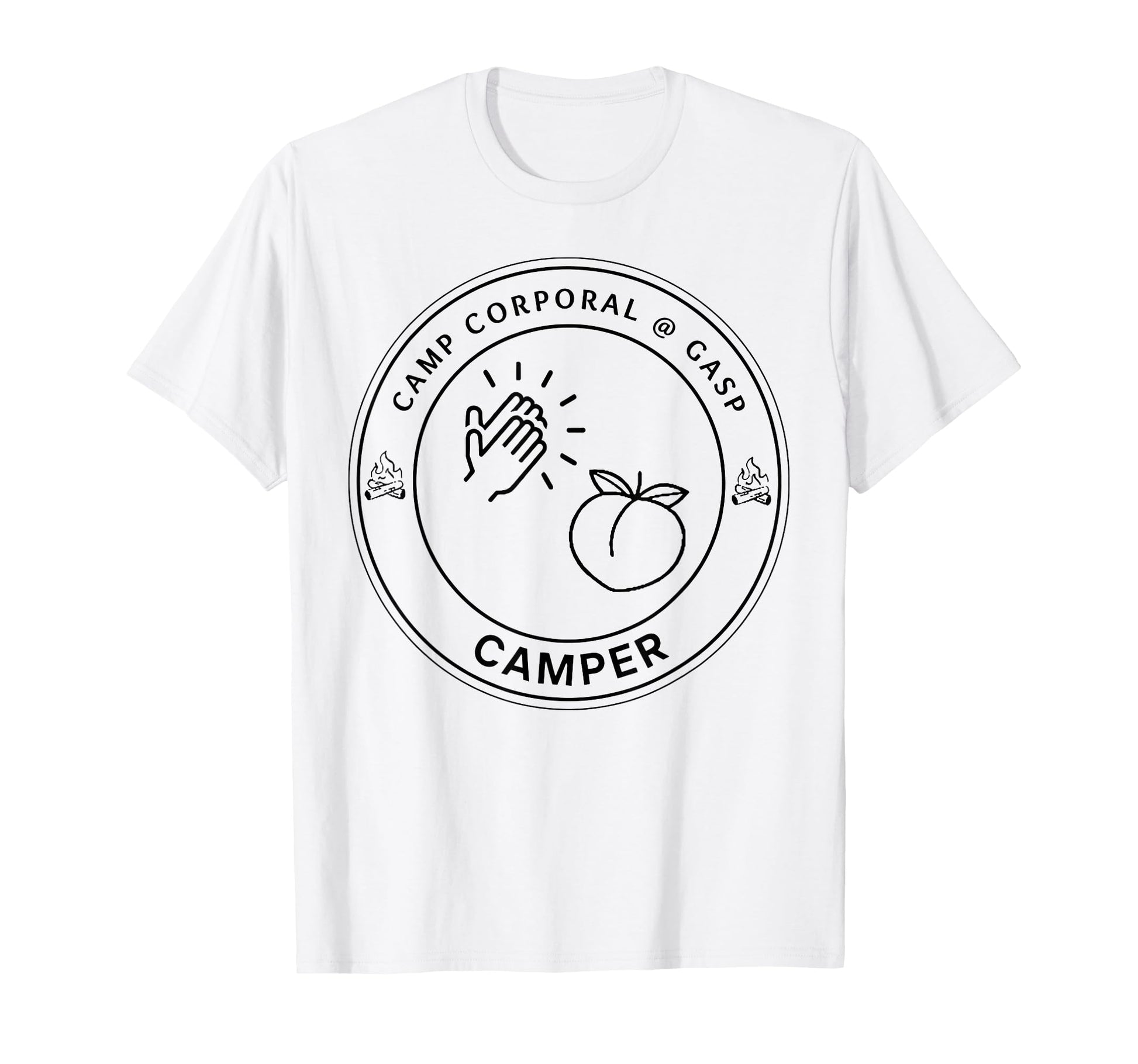 Camp Corporal Gasp Camper T-Shirt - Casual Everyday Wear Men Women - T-Shirt, Sweatshirt, Hoodie