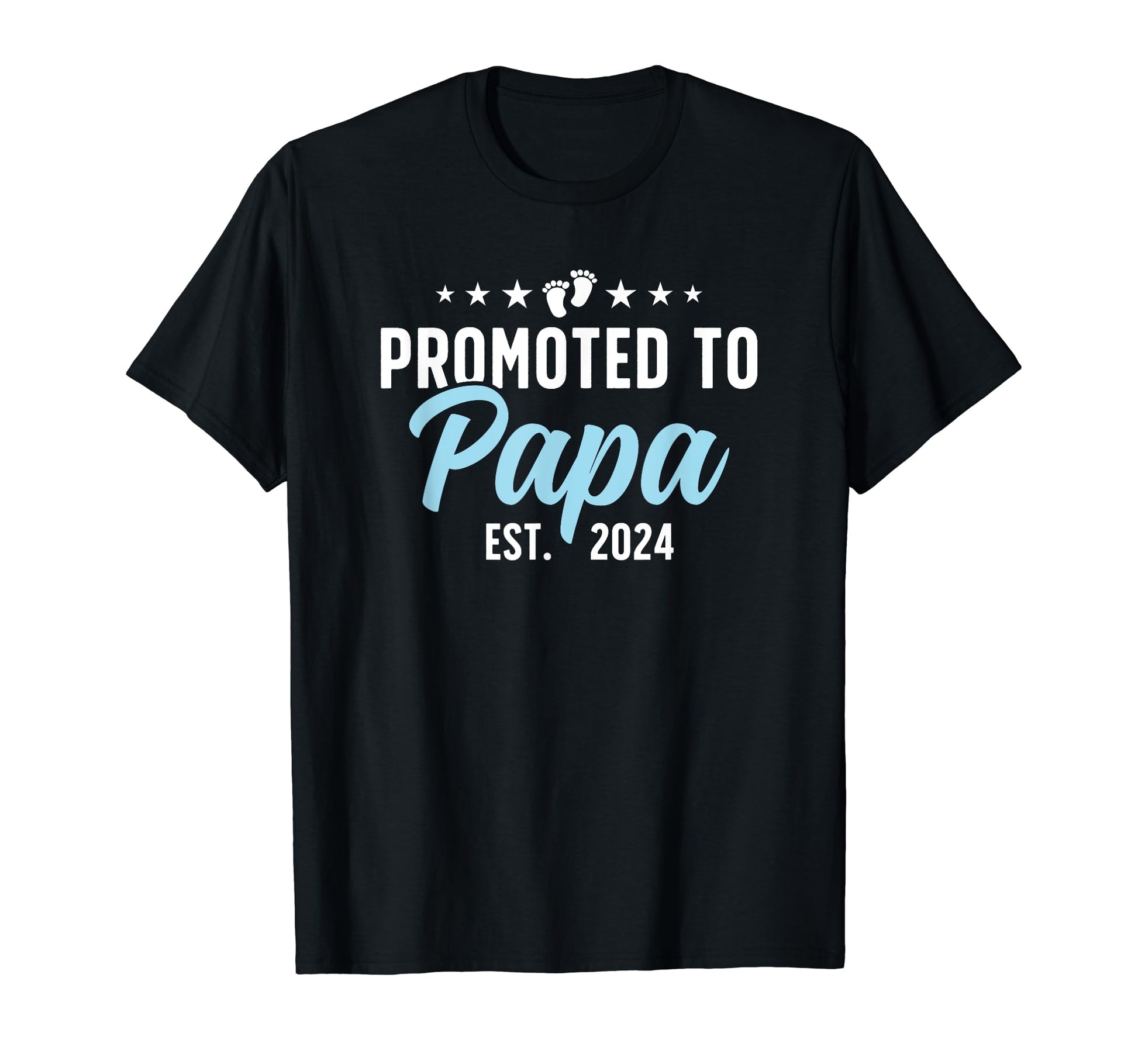 Funny First Time Grandpa Promoted To T-Shirt - Custom Art Print Unisex - T-Shirt, Sweatshirt, Hoodie