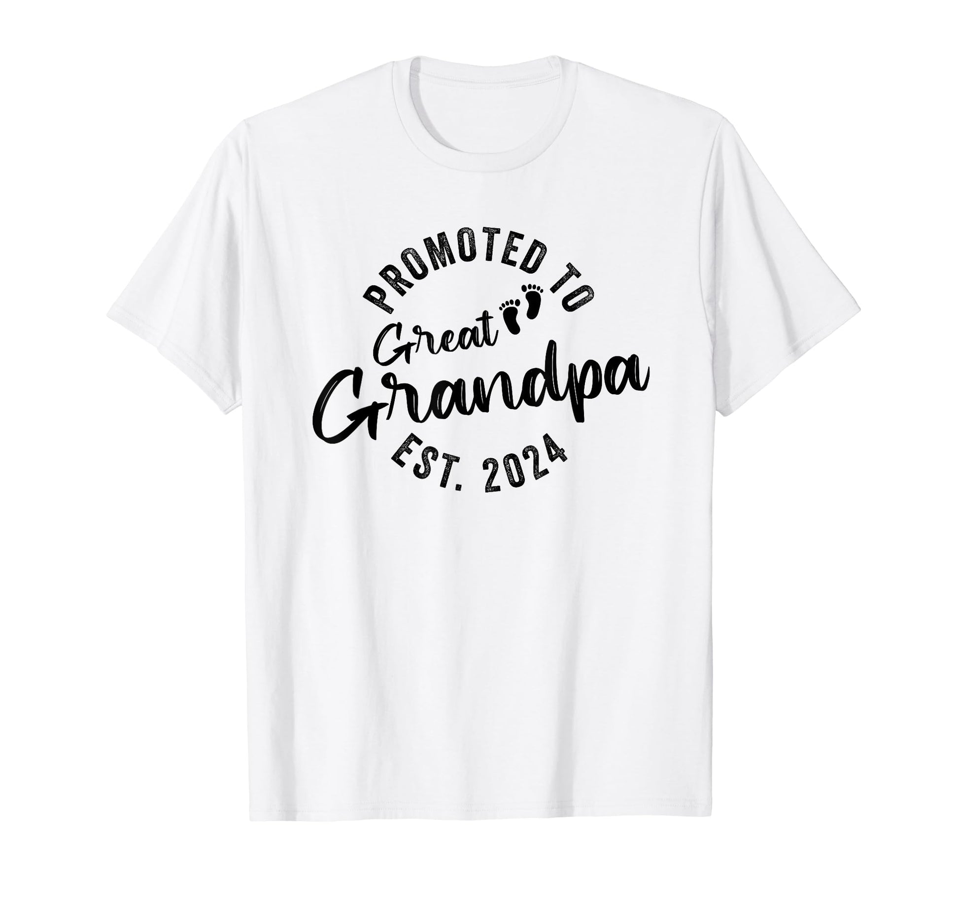 Promoted To Great Grandpa 2024 T-Shirt - Casual Everyday Wear for Adults - T-Shirt, Sweatshirt, Hoodie
