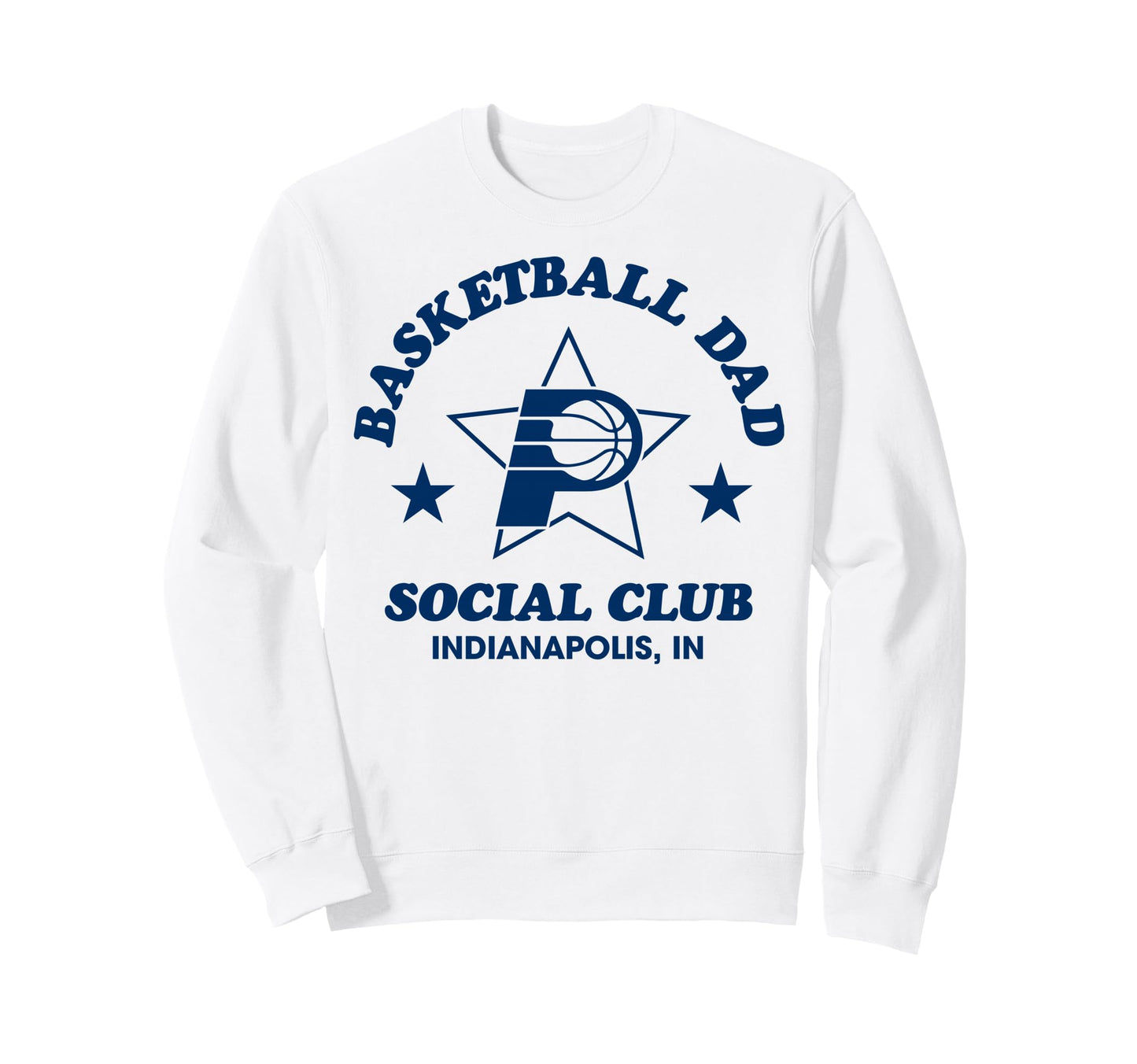 Nba Indiana Pacers Basketball Dad Sweatshirt - Minimalist Print for Adults - T-Shirt, Sweatshirt, Hoodie