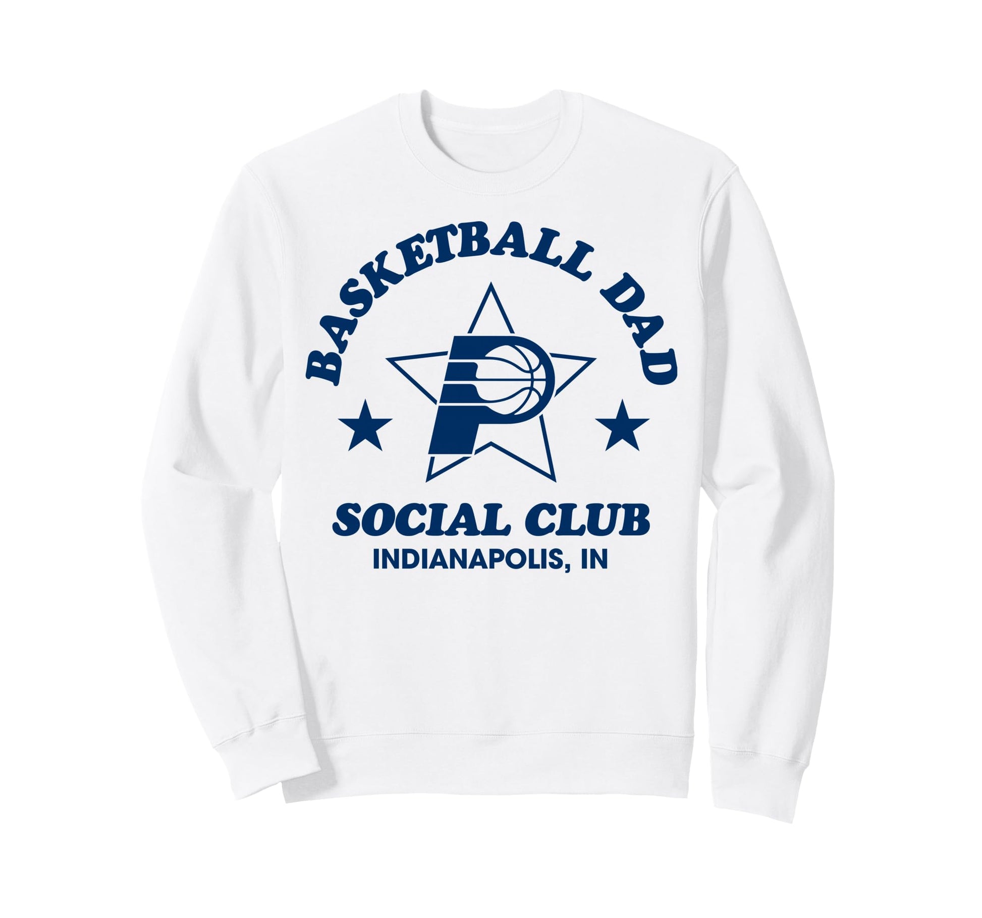 Nba Indiana Pacers Basketball Dad Sweatshirt - Minimalist Print for Adults - T-Shirt, Sweatshirt, Hoodie