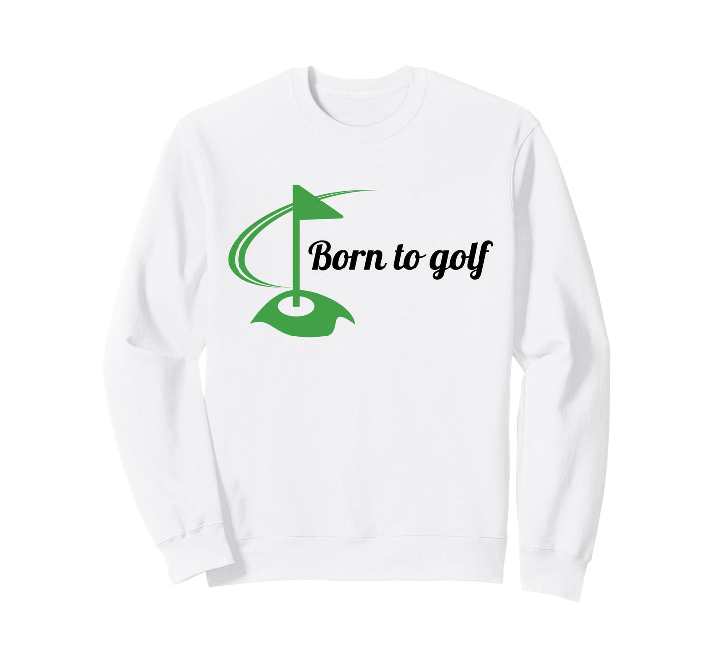 Funny Golf Just One More Hole Sweatshirt - Minimalist Print for Adults - T-Shirt, Sweatshirt, Hoodie