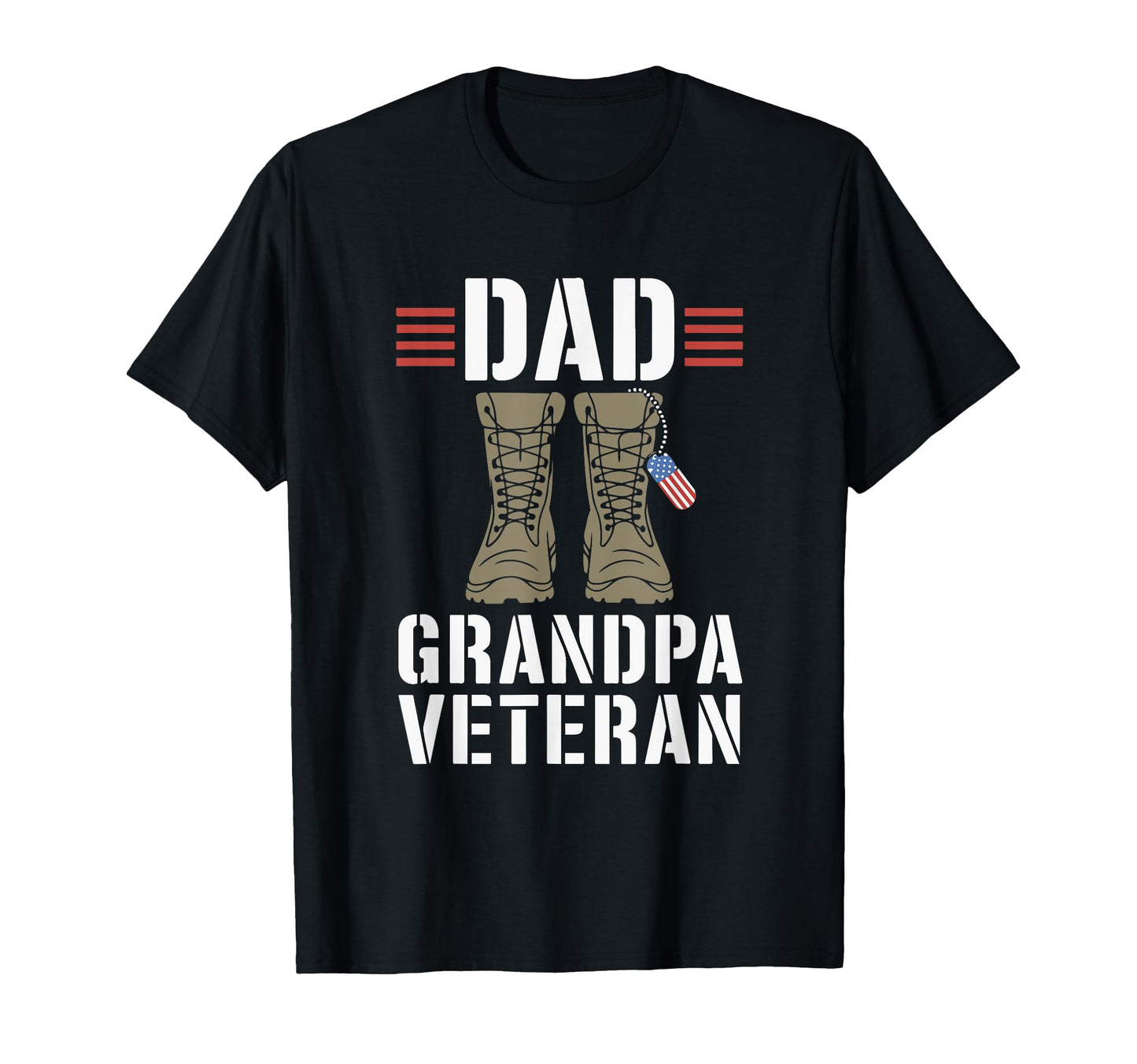 Veteran Dad Grandpa Proud Patriotic T-Shirt - Trendy Graphic Unisex - T-Shirt, Sweatshirt, Hoodie