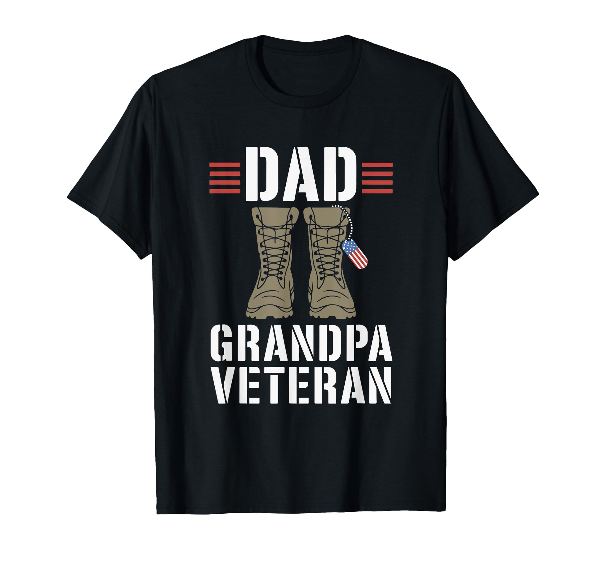Veteran Dad Grandpa Proud Patriotic T-Shirt - Trendy Graphic Unisex - T-Shirt, Sweatshirt, Hoodie