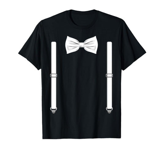Bow Tie Suspenders Funny Wedding And T-Shirt - Streetwear Style Men Women - T-Shirt, Sweatshirt, Hoodie