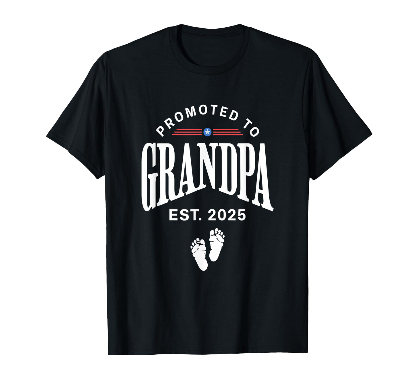 Promoted To Grandpa Est 2025 Apparels Sweatshirt - Graphic Print for Adults - T-Shirt, Sweatshirt, Hoodie